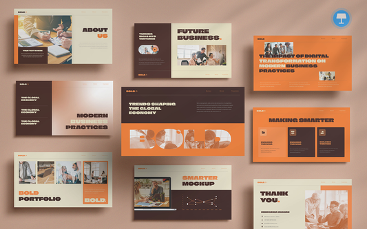 Bold Creative Business Keynote Presentation Template Keynote Template [15 Slides]