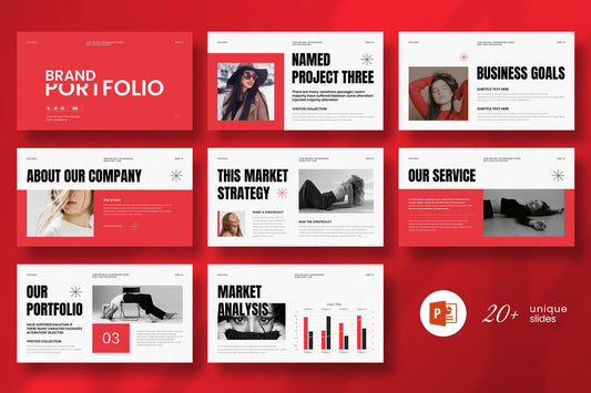 Brand Portfolio Presentation PowerPoint Template